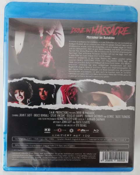 DRIVE  IN  MASSACRE   ( UNCUT ) NEU IN FOLIE