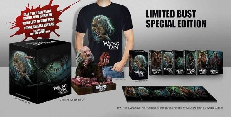 Wrong Turn Limited Bust Special Edition OVP