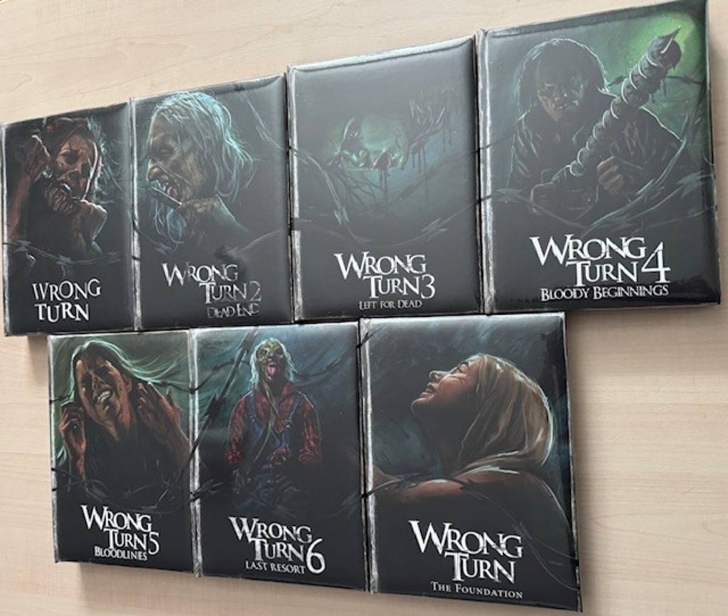 Wrong Turn 1-7 Nameless Mediabooks wattiert Cov. B