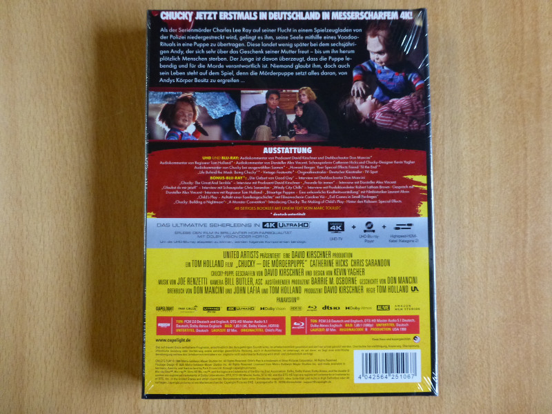 Chucky - Die M�rderpuppe (Lim. Mediabook) 4K Ultra