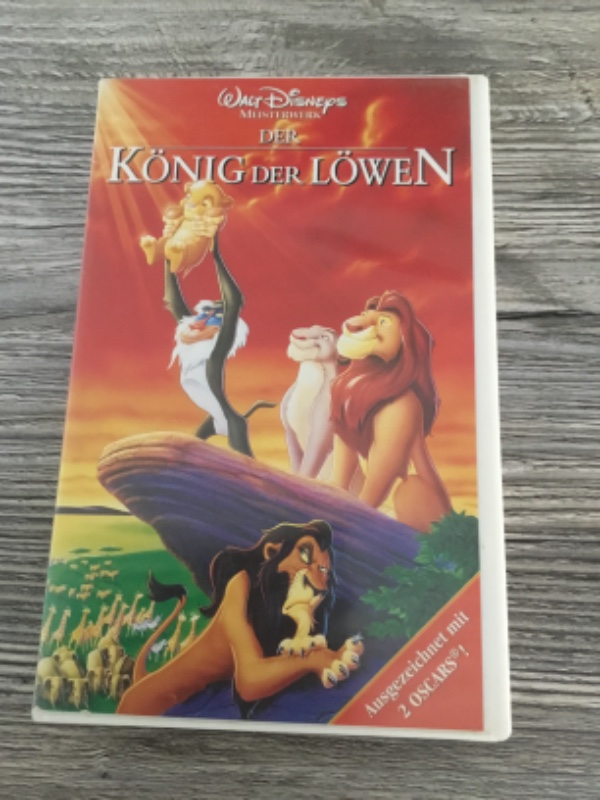Walt Disney König der Löwen VHS Hologramm Meisterwerk Edition VHS 40002977