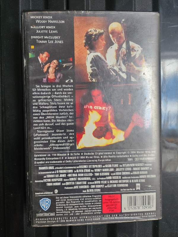 VHS Natural Born Killers