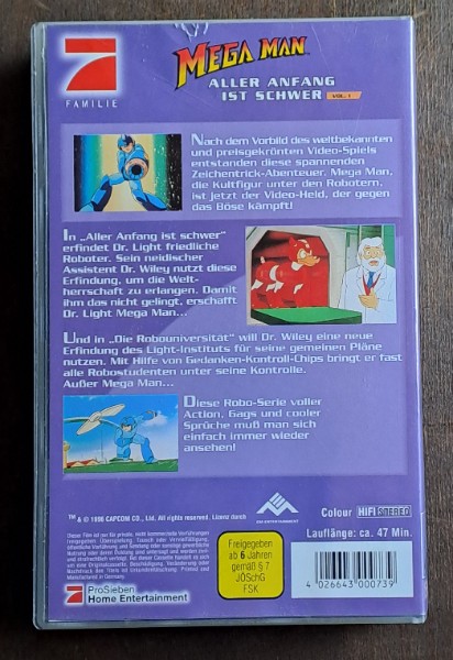 Mega Man  Aller Anfang ist schwer Vol. 1 (RAR, VHS