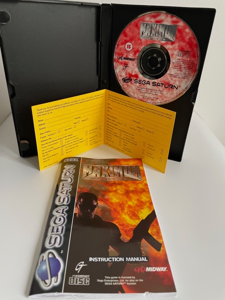 Maximum Force - Sega Saturn - PAL-EUR