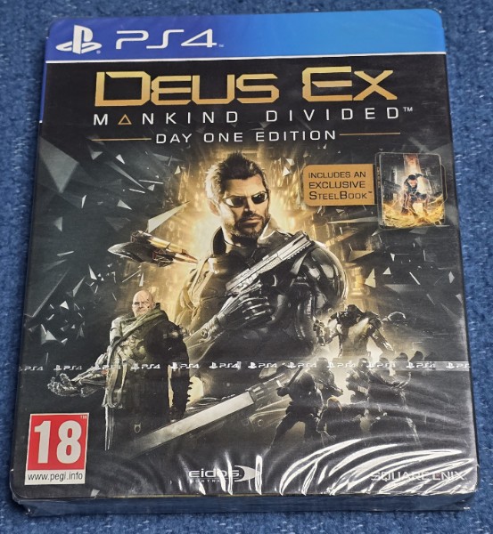 Deus Ex Mankind Divided | PS4 | Steelbook | NEU
