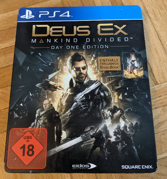 Deus Ex - Mankind divided -Steelbook- -PS4-