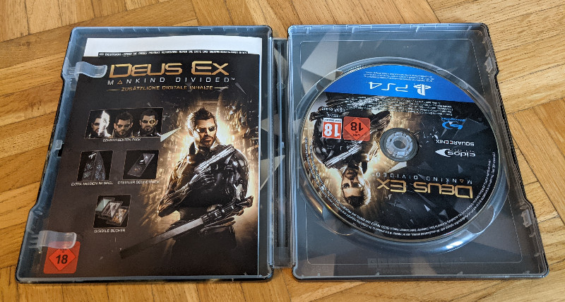 Deus Ex - Mankind divided -Steelbook- -PS4-