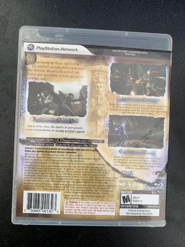 Demon�s Souls (US Version) � PS3 PlayStation 3