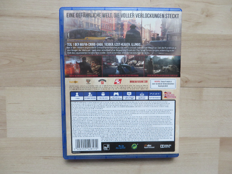 PS4 Spiele: Mafia Definitive Edition.