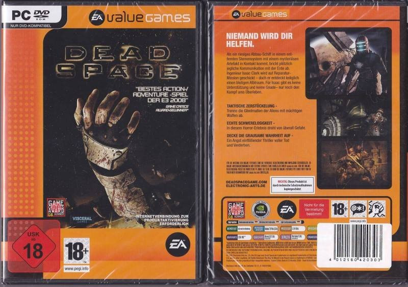 DEAD SPACE - PC DVD - Neu Sealed