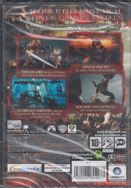 Die Legende von Beowulf  - PC DVD - Neu Sealed