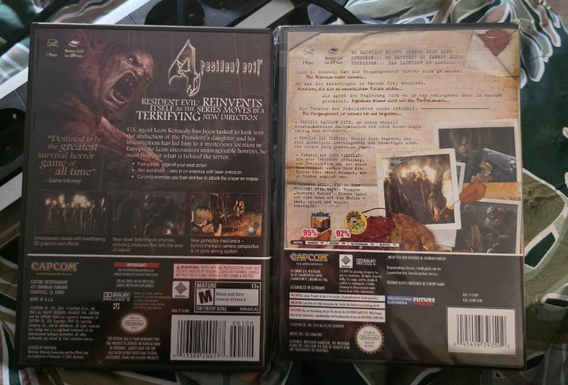 RESIDENT EVIL 4 PEGI&MATURE Versionen