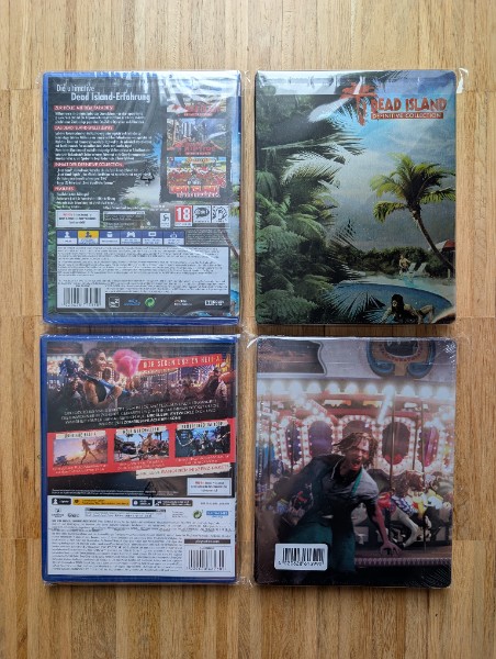 Dead Island PS4 + Dead Island 2 PS5 + 2x Steelbook