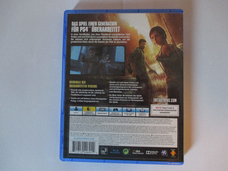 THE LAST OF US REMASTERED  PS4 - Anschaun !!!