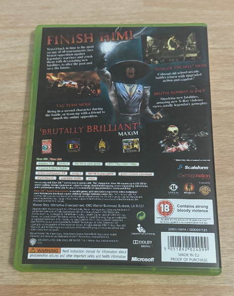 Mortal Kombat 9 UK