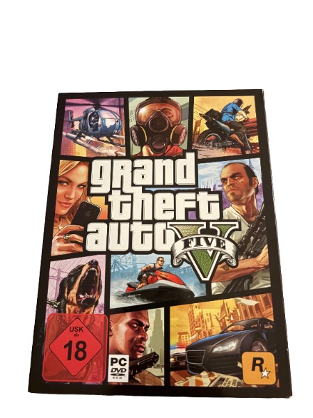 GTA 5 (V) f�r PC � Box-Set mit 7 DVDs & Karte