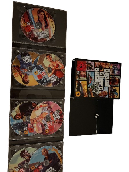 GTA 5 (V) f�r PC � Box-Set mit 7 DVDs & Karte