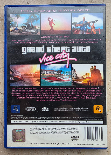 GTA Vice City Playstation 2 PS2 Grand Theft Auto