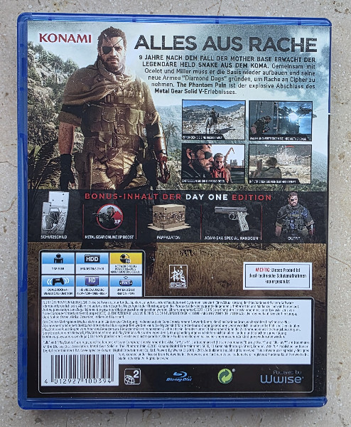 Metal Gear Solid V: The Phantom Pain PS4