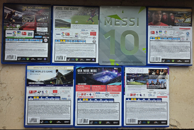 7 Fifa Spiele Spielesammlung 14151617182021 PS4