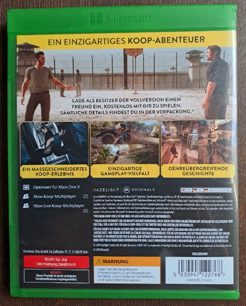 A Way Out (RAR!  XBOX ONE  RAR !)