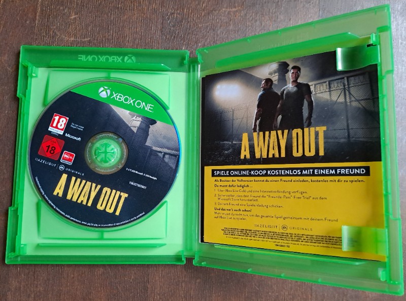 A Way Out (RAR!  XBOX ONE  RAR !)