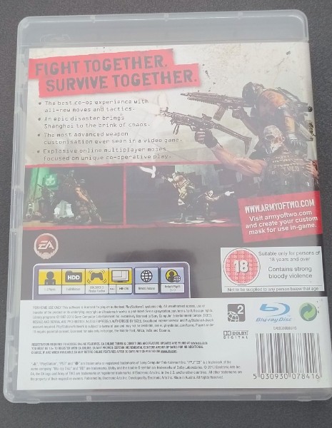 Army of Two the 40 Day - Playstation 3 PS3