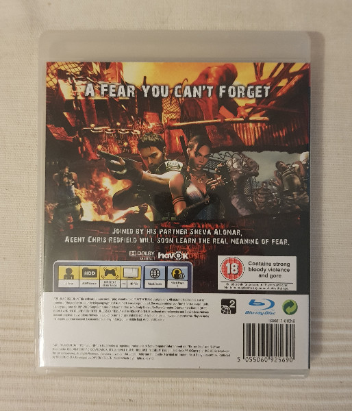 Resident Evil 5 Playstation 3 Uncut