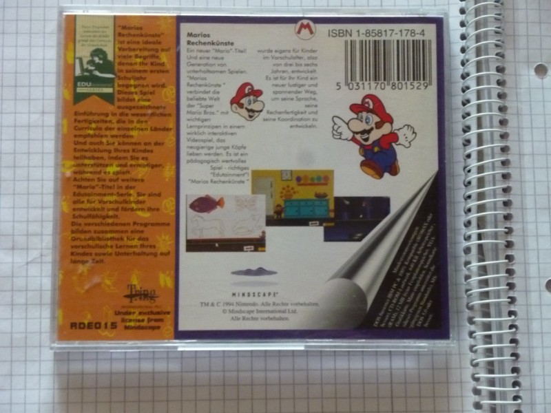 Marios Rechenk�nste f�r PC CD-ROM