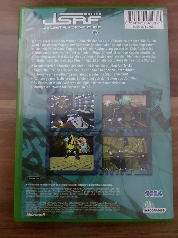 JSRF: Jet Set Radio Future (Microsoft XBOX, 2002)