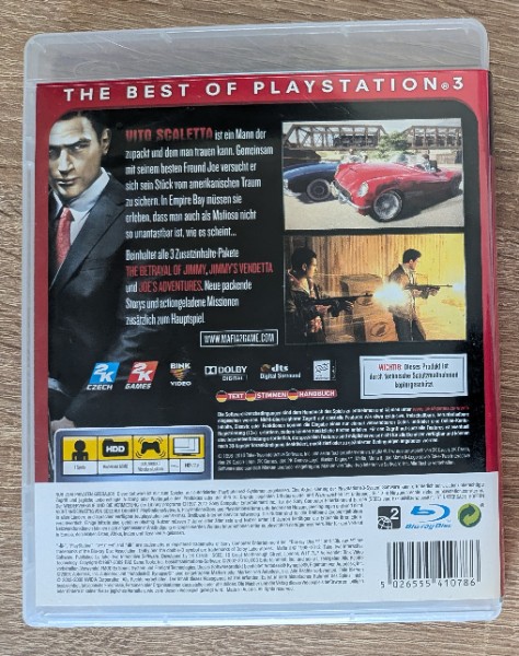 Mafia 2 II (Essentials) PS3 inkl. Karte
