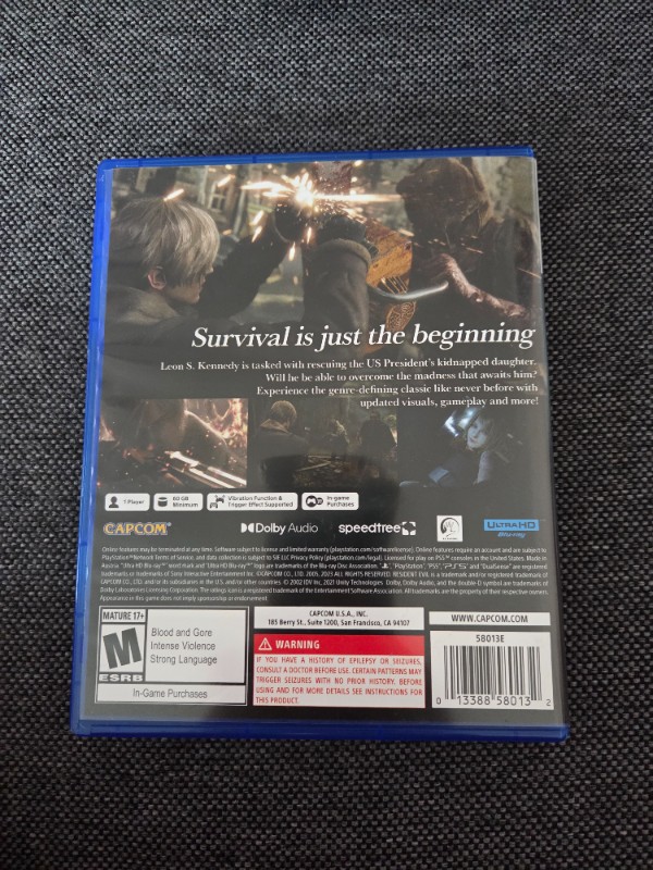 Resident Evil 4 Remake (PS5) | US-Import (ESRB M)