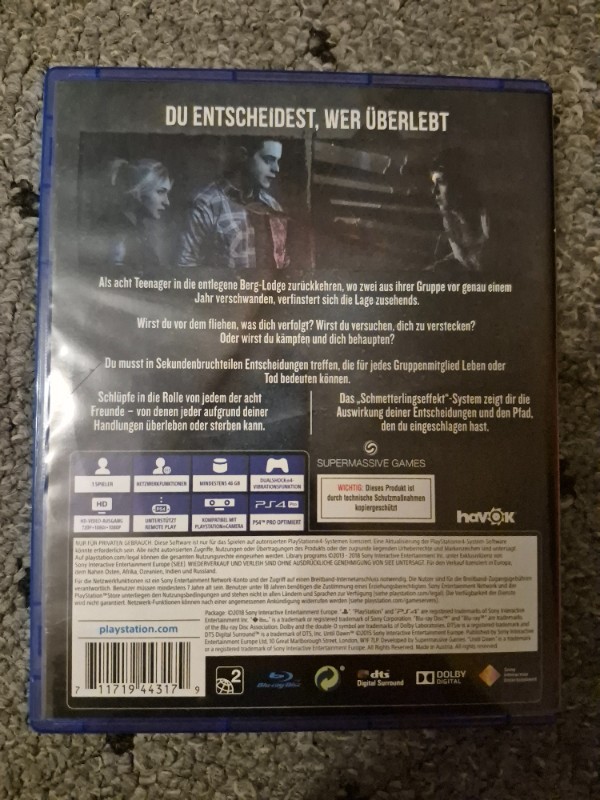until dawn ps4
