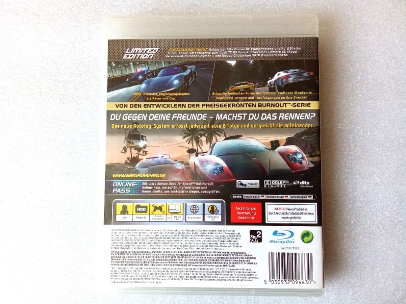 Need for Speed - Hot Pursuit - Play Station 3