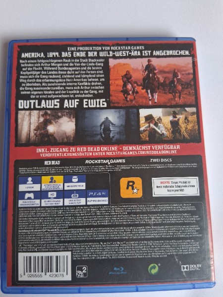 PS 4 Spiel Red Dead Redemption 2