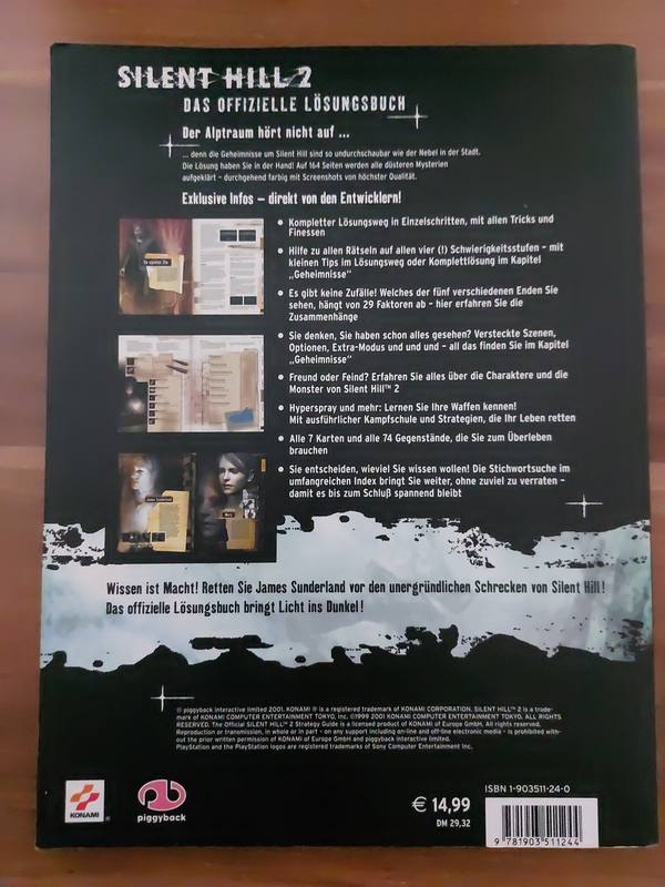 Silent Hill 2 - Das Offizielle L�sungsbuch  (PS2)