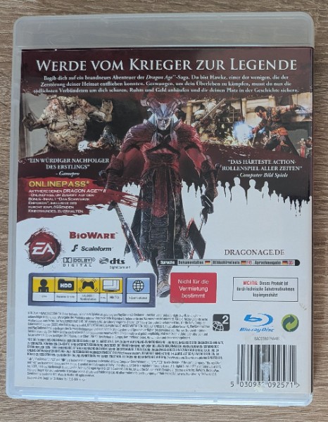 Dragon Age 2 II PS3