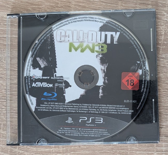 Call of Duty Modern Warfare 3 MW3 PS3 nur Disc