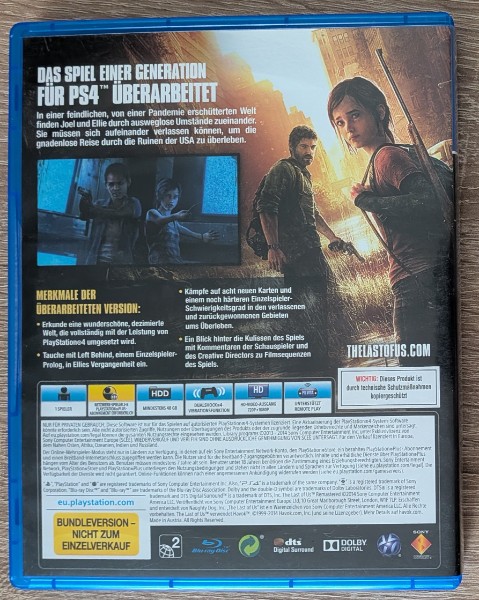 The last of us (Remastered) PS4