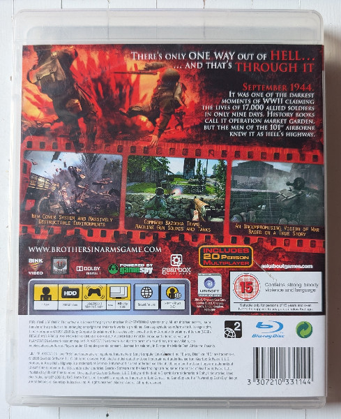 Brothers in Arms - Hell�s Highway UK PS3 uncut