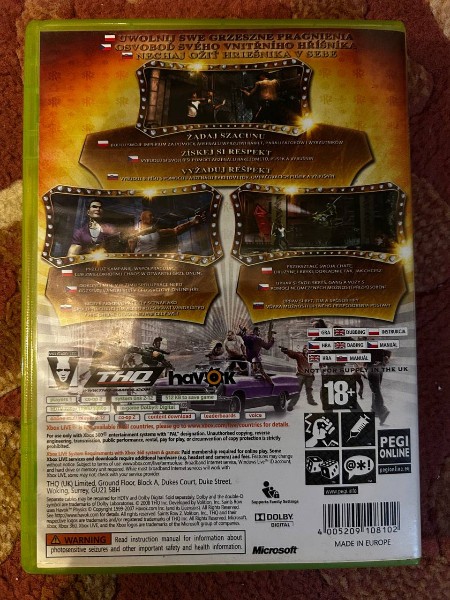 Xbox 360 Saints Row 2 II Polnisch Top OVP