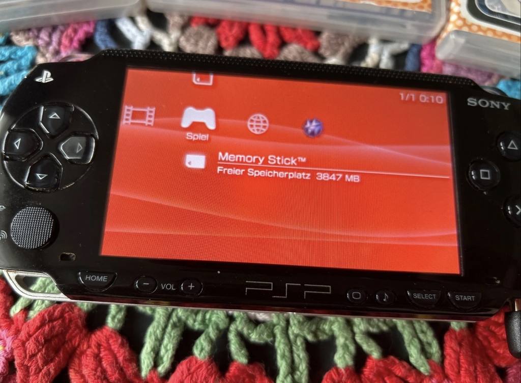 Playstation Portable PSP-1000 Konsole schwarz TOP