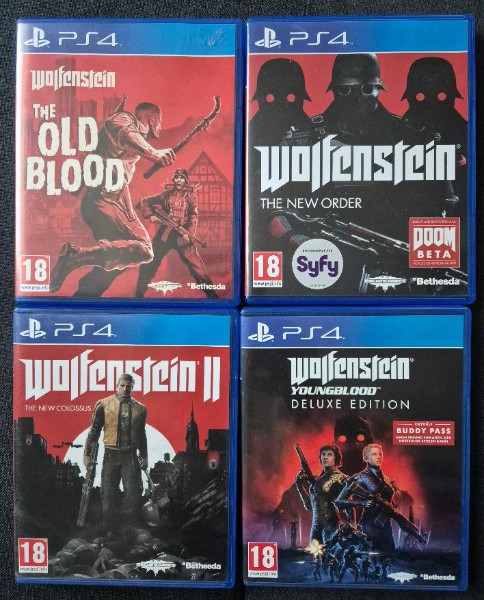 WOLFENSTEIN BUNDLE PLAYSTATION 4 SPIELE PAKET TOP