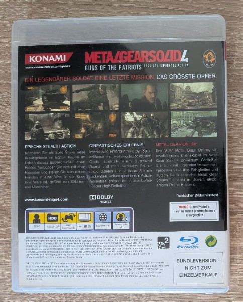 Metal Gear Solid 4 Guns of the Patriots PS3