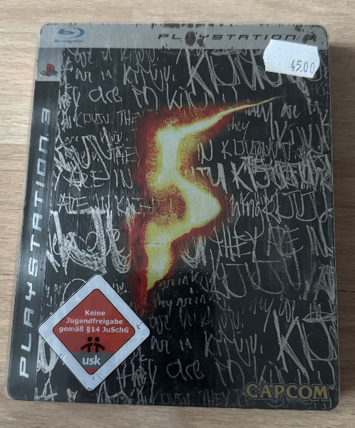 RESIDENT EVIL 5 - STEELBOOK -PS3