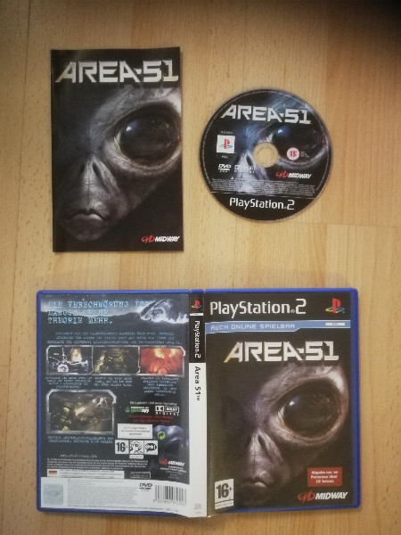 PS2 Area 51 (Midway Playstation 2 komplett)