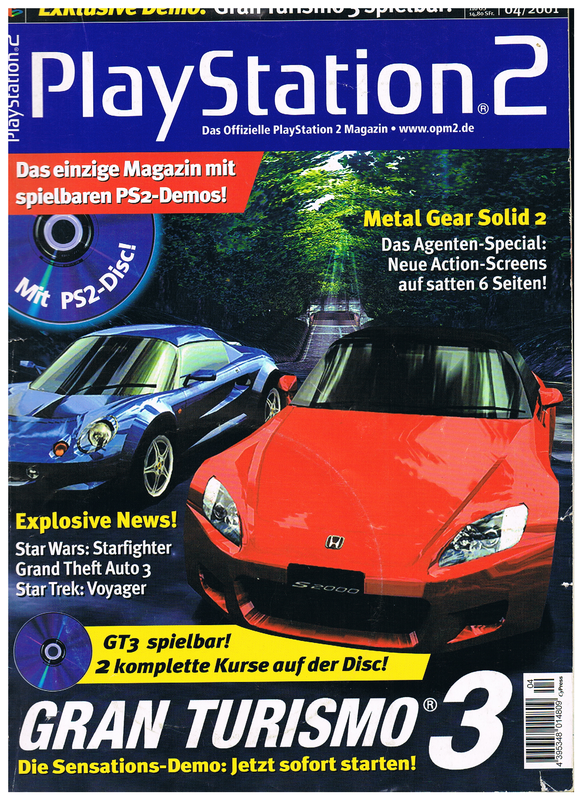 Playstation 2   04 2001 mit DVD =Seltene RARIT�T!!