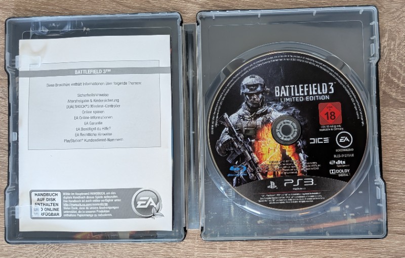 Battlefield 3 Limited Edition Steelbook PS3