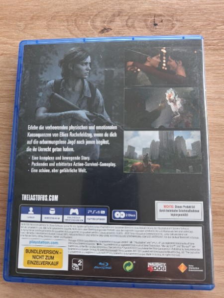 PS4 The Last Of Us Part 2  2 Discs ohne Kratzer
