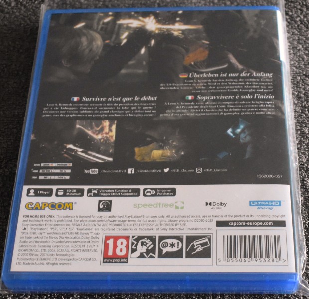 PS 5 Spiel - Resident Evil 4 - Remake - Pegi Versi